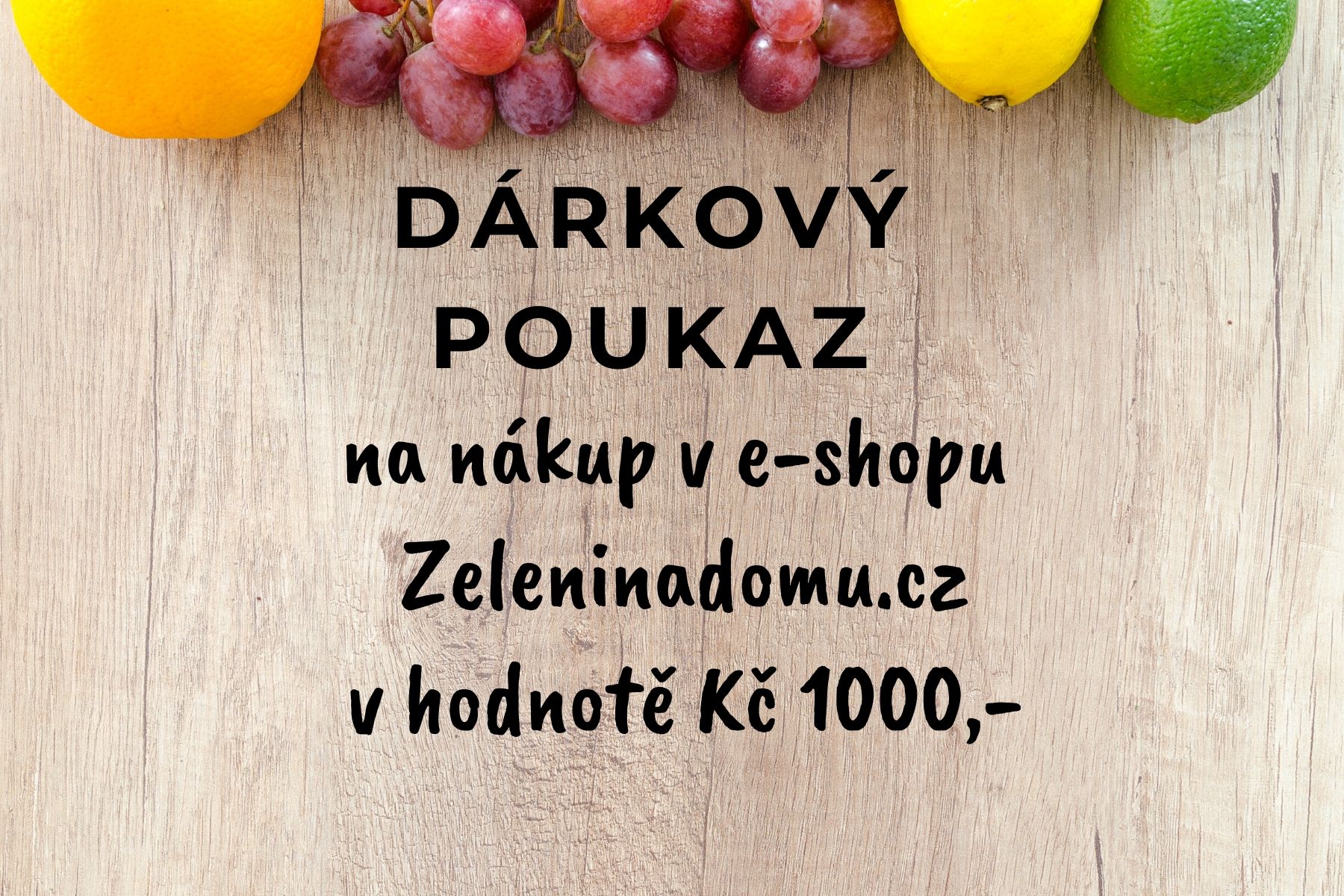 dárkový poukaz